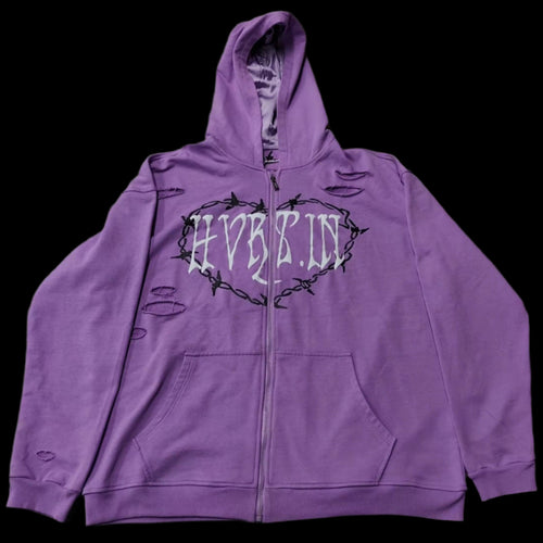 ✦✧PVRPL✦✧Barbwire Hearts ZIP
