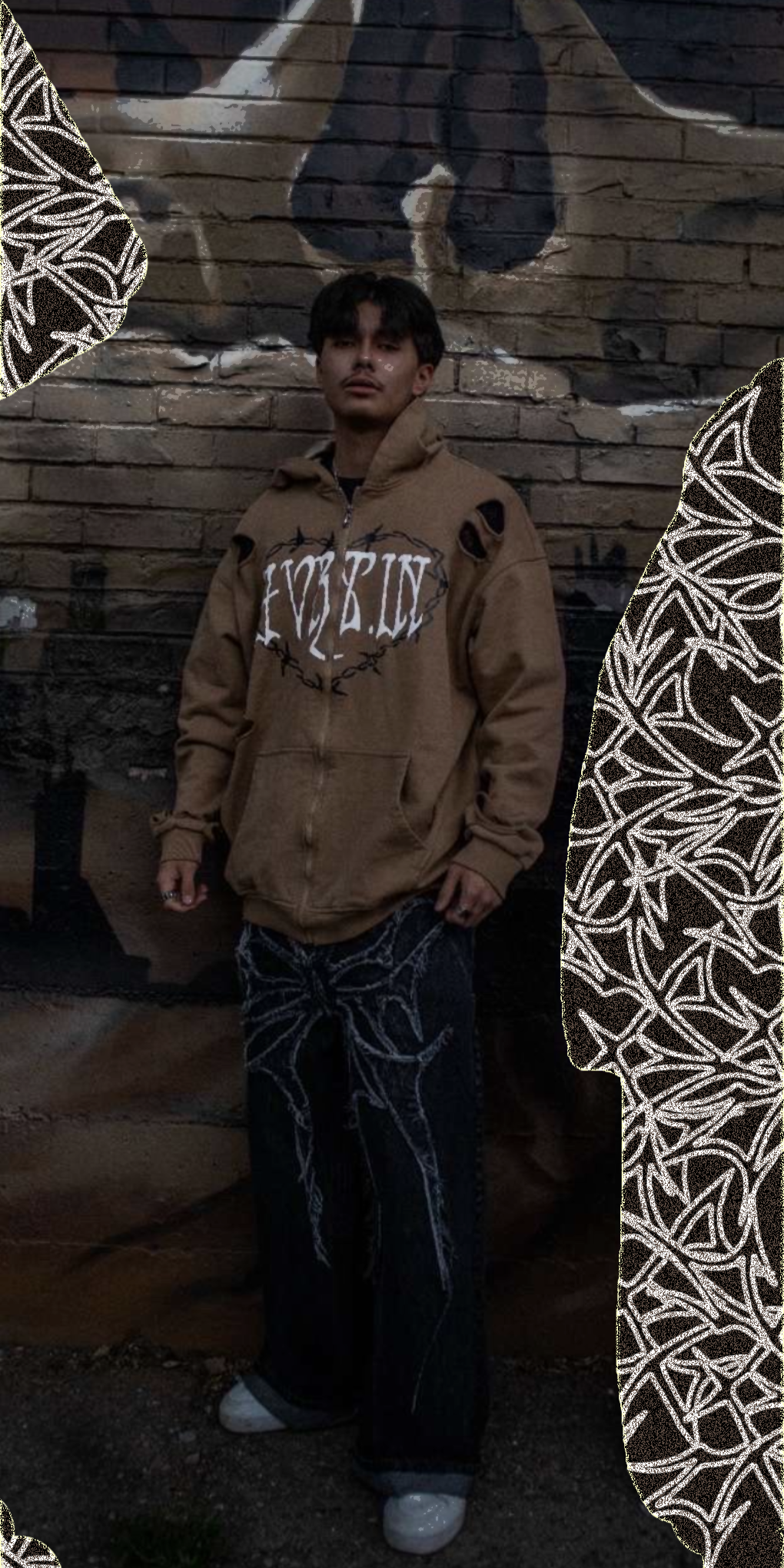 ✦✧Coffee✦✧Barbwire Hearts ZIP