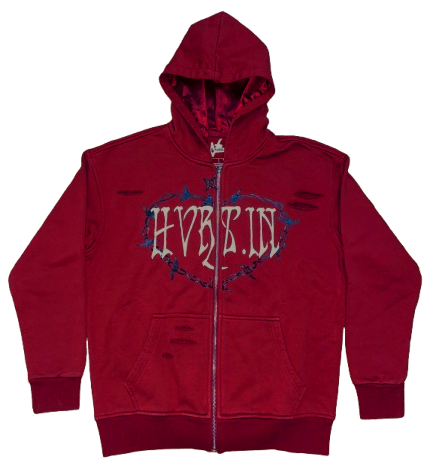 ✦✧Skarlet✦✧Barbwire Hearts ZIP