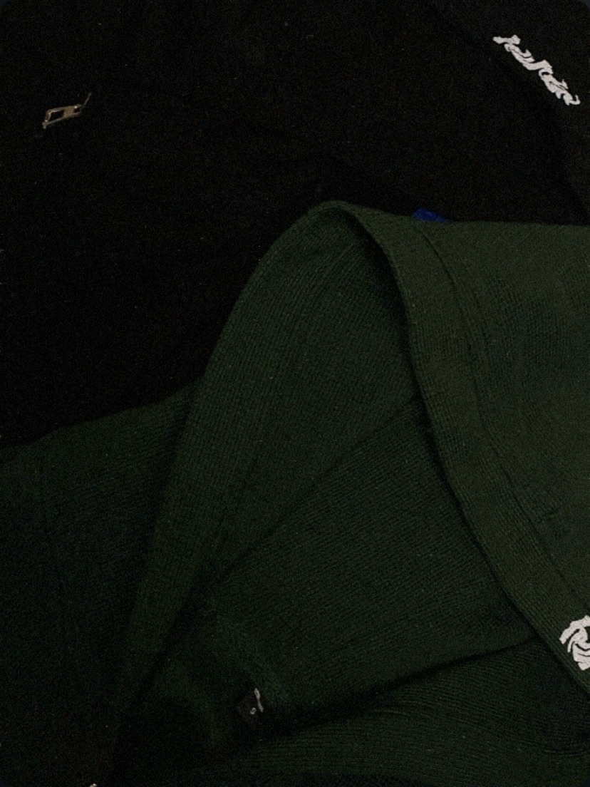 EVO-I Waffle Hoodie - Forest Green