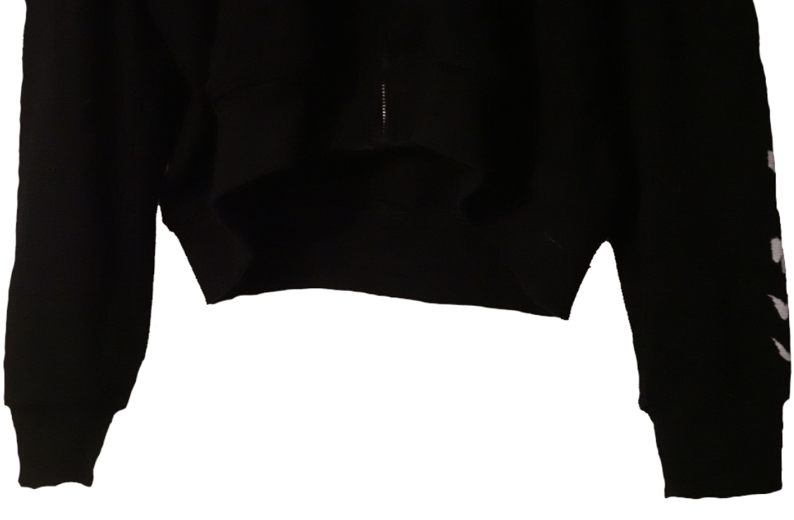 EVO-I Waffle Hoodie - Abyss Black