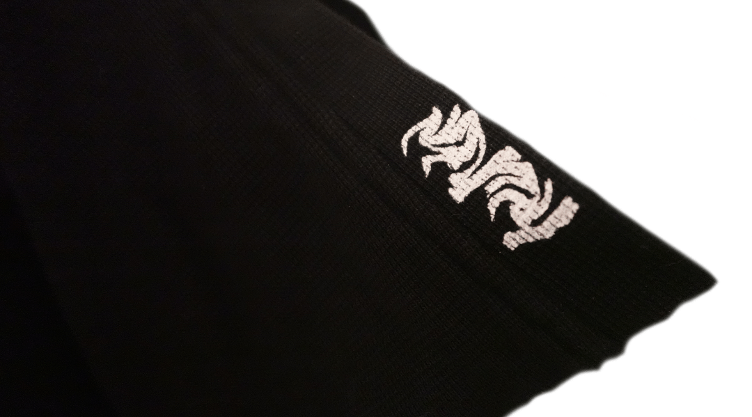 EVO-I Waffle Hoodie - Abyss Black