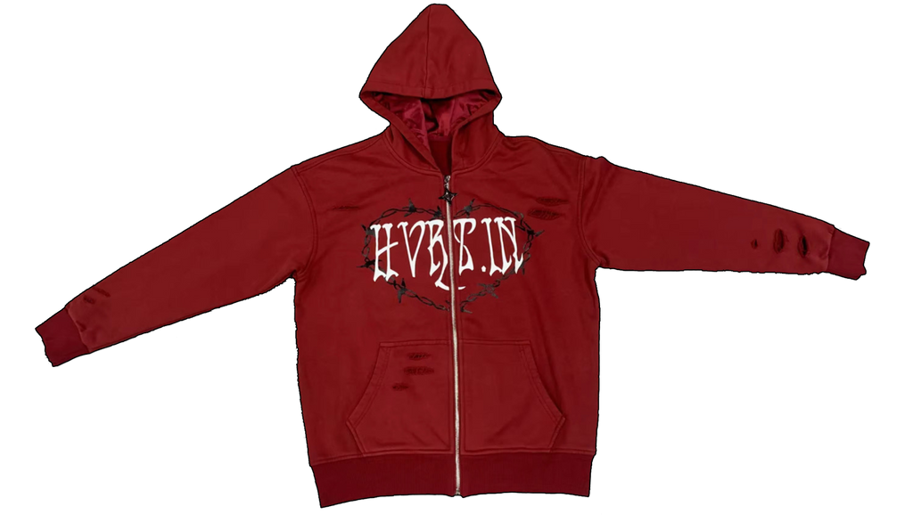 ✦✧Skarlet✦✧Barbwire Hearts ZIP