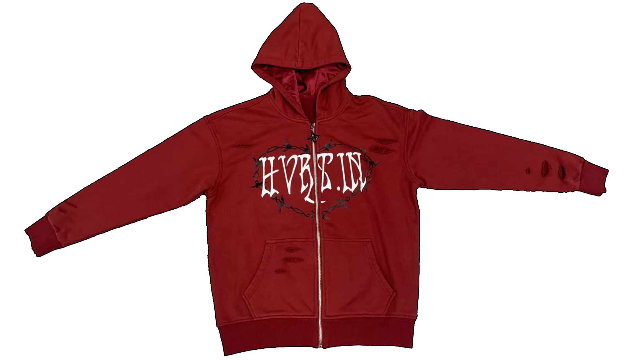 ✦✧Skarlet✦✧Barbwire Hearts ZIP