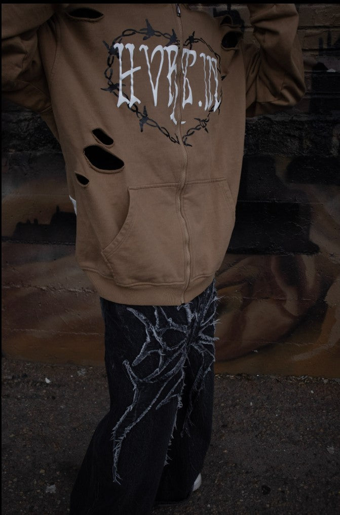 ✦✧Coffee✦✧Barbwire Hearts ZIP